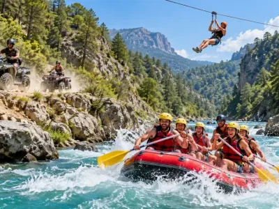 Kemer Çıkışlı Rafting Kombo Tur ( 3 Aktivite )
